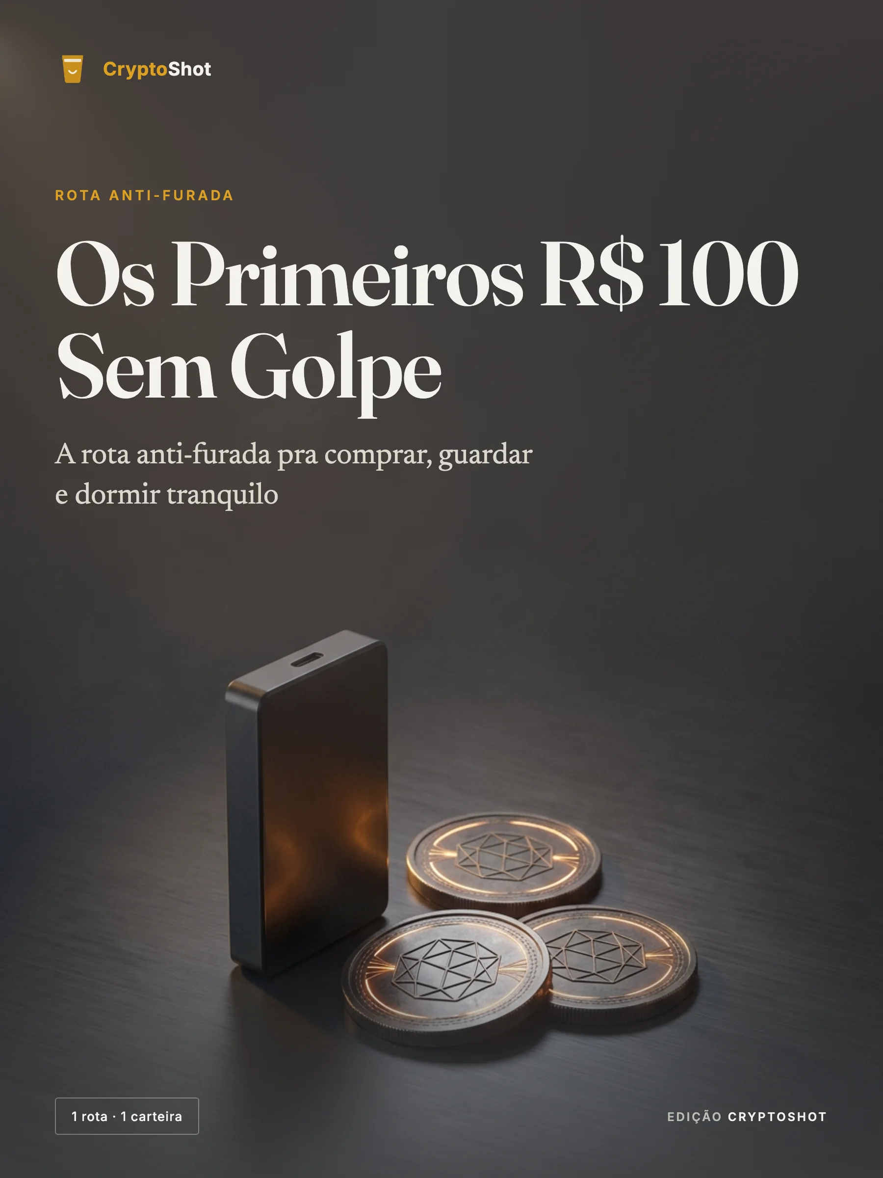 Capa do guia Os Primeiros R$ 100 Sem Golpe